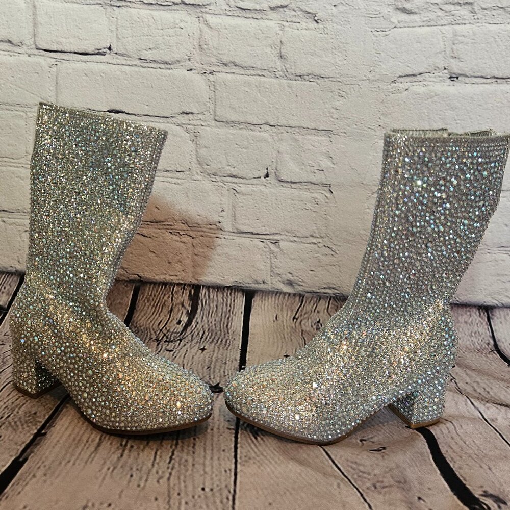 Girls Rhinestone Boots - Picture 2 of 3
